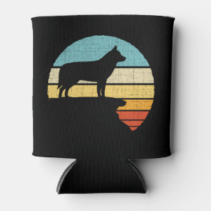 Rafraîchisseur Pour Canette Propriétaire Sibérien Husky Retro Vintage Chien Ch