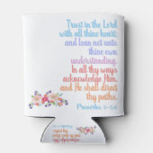 Rafraîchisseur Pour Canette Proverbes Bible Verse (Dos)