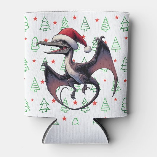 Rafraîchisseur Pour Canette Pterodactyle de Noël (Devant)