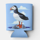 Rafraîchisseur Pour Canette Puffin Cute Oiseau de mer Atlantique (Dos)