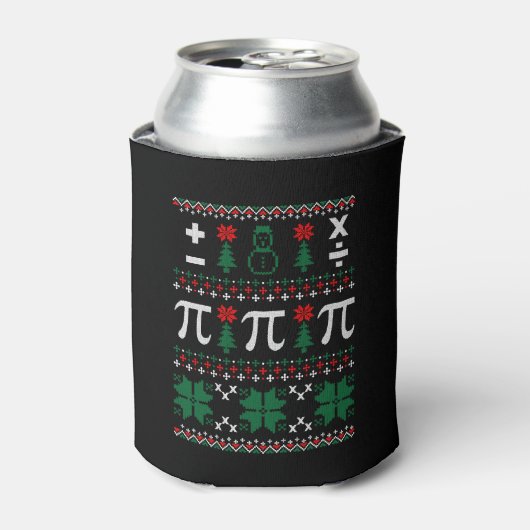 Rafraîchisseur Pour Canette pull de mathématiques noël (Can devant)