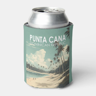 Rafraîchisseur Pour Canette Punta Cana République Dominicaine Travel Art Vinta