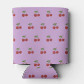Rafraîchisseur Pour Canette Purple Cherry Pattern Fresh Fruit Modern Party (Dos)