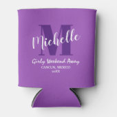 Rafraîchisseur Pour Canette Purple Custom Girls Weekend Getaway (Devant)