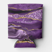 Rafraîchisseur Pour Canette Purple Gold Parties scintillant peut refroidir ave (Devant)