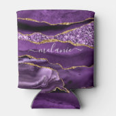 Rafraîchisseur Pour Canette Purple Gold Parties scintillant peut refroidir ave (Dos)