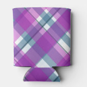 Rafraîchisseur Pour Canette Purple Tartan Pattern (Dos)