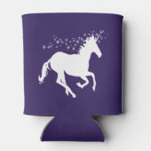 Rafraîchisseur Pour Canette Purple Unicorn Personnalisé Can Cooler (Dos)