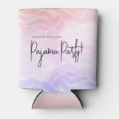 Rafraîchisseur Pour Canette Pyjama Party Rose Pastel Violet Caprice (Devant)