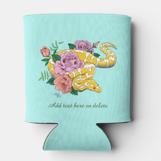 Rafraîchisseur Pour Canette Python albino (Dos)