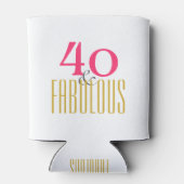 Rafraîchisseur Pour Canette Quarante et fabuleux (Dos)