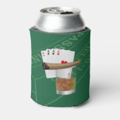 Rafraîchisseur Pour Canette Quatre As, Un Verre et Un Cigar (Can Dos)