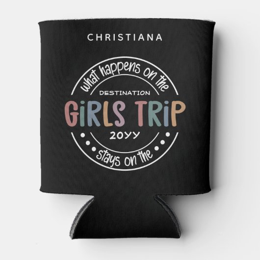Rafraîchisseur Pour Canette Que se passe-t-il sur Girls Trip Custom Girls Week (Devant)
