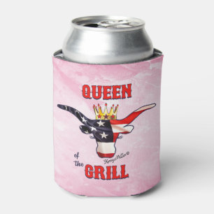 Rafraîchisseur Pour Canette Queen of the Grill - Longhorn Cow