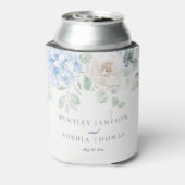 Rafraîchisseur Pour Canette Quelque Chose de Bleu Fleurs d'Hydrangea Mariage (Can Dos)