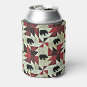 Rafraîchisseur Pour Canette Quilt d'ours noir (Can Dos)