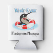 Rafraîchisseur Pour Canette Quoi que Flotte ton mème Narwhal (Dos)