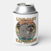Rafraîchisseur Pour Canette Raccoon - Live Fast Eat Trash (Can Dos)