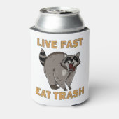 Rafraîchisseur Pour Canette Raccoon - Live Fast Eat Trash (Can Dos)