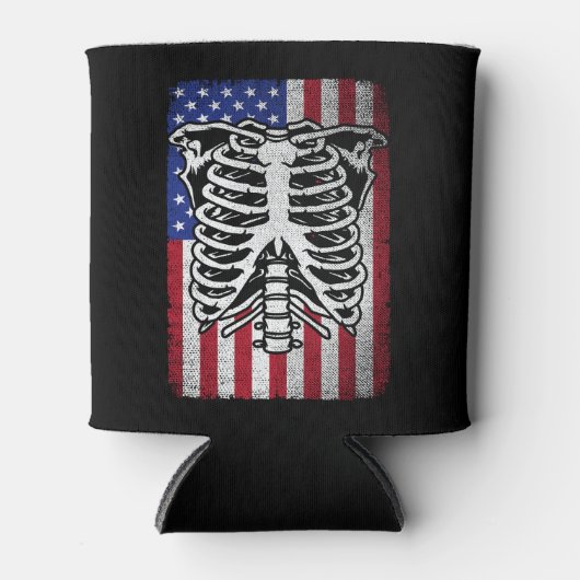 Rafraîchisseur Pour Canette Radiologie Tech USA American Flag Rad Tech (Devant)