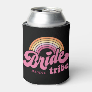 Rafraîchisseur Pour Canette Rainbow Bride Tribe Retro Personnalisé Can Cooler
