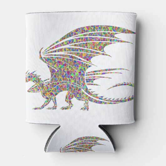 Rafraîchisseur Pour Canette Rainbow Dragon Tribal Tattoo Idée cadeau (Devant)