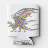 Rafraîchisseur Pour Canette Rainbow Dragon Tribal Tattoo Idée cadeau (Dos)