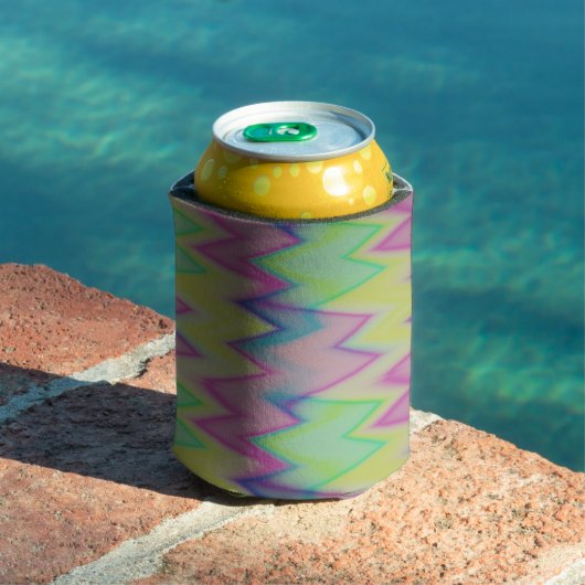 Rafraîchisseur Pour Canette Rainbow Zigzags (Piscine in situ)