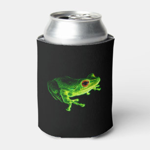 Rafraîchisseur Pour Canette Rainette électrique vert néon - Animal brillant De
