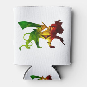Rafraîchisseur Pour Canette RASTA Lion de Juda Rouge Or Vert