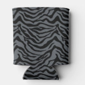 Rafraîchisseur Pour Canette Rayure de tigre gris et noir (Dos)