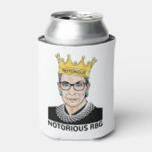 Rafraîchisseur Pour Canette RBG NOIR - Ruth Bader Ginsburg (Can devant)