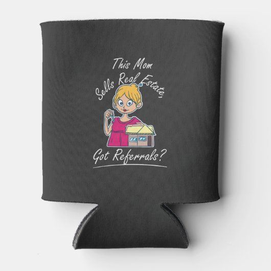 Rafraîchisseur Pour Canette Realtor - Cette Maman Vend Immobilier (Devant)