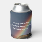 Rafraîchisseur Pour Canette Récupération de la dépendance Inspiration Sobriété (Can devant)