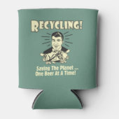 Rafraîchisseur Pour Canette Recyclage : sauver la planète (Devant)