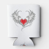 Rafraîchisseur Pour Canette Red Angel Coeur avec ailes (Dos)