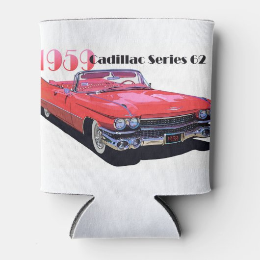 Rafraîchisseur Pour Canette Red Cadillac Series 62 (Devant)