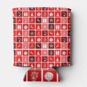 Rafraîchisseur Pour Canette Red Christmas Holiday Cute Tree Reinder (Dos)