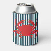 Rafraîchisseur Pour Canette Red Crab on Nautical (Can Dos)