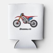 Rafraîchisseur Pour Canette Red dirt bike motorcycle (Devant)