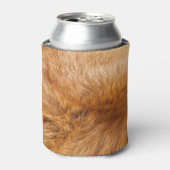 Rafraîchisseur Pour Canette Red Fox Fur : Arrière - plan texturé. (Can devant)