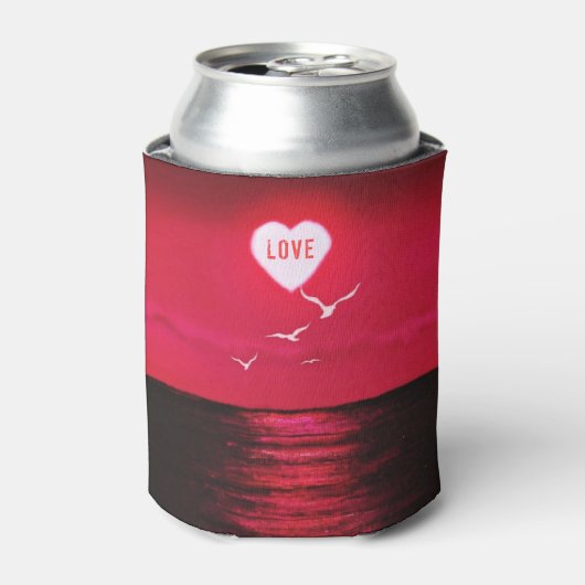 Rafraîchisseur Pour Canette Red Sea Sunset Love Can Cooler (Can devant)