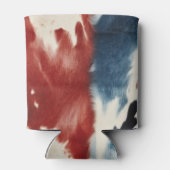 Rafraîchisseur Pour Canette Red White Blue Cow Print (Dos)