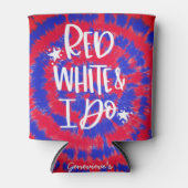 Rafraîchisseur Pour Canette Red White I Do Juillet 4 Bachelorette Party (Devant)