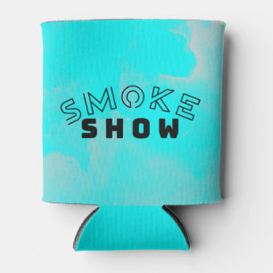 Rafraîchisseur Pour Canette Refroidisseur de boissons Smoke Show Bleu Arctique