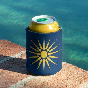 Rafraîchisseur Pour Canette Refroidisseur de canette avec le drapeau de Macédo