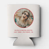 Rafraîchisseur Pour Canette Refroidisseur de canette Coquette Cœur Arc Mariée  (Dos)