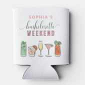 Rafraîchisseur Pour Canette Refroidisseur de canette de Bachelorette Cocktail  (Dos)