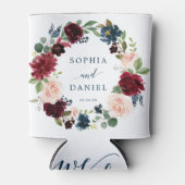 Rafraîchisseur Pour Canette Refroidisseur de canette de mariage marine de Bour (Devant)