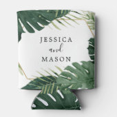 Rafraîchisseur Pour Canette Refroidisseur de canette de mariage tropical Monst (Dos)